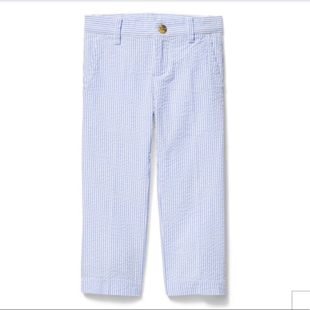 Janie and Jack Seersucker Dress Pant Size 6 NEW
